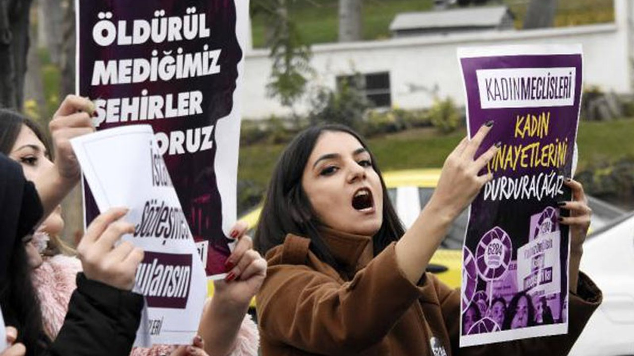 Konya'da kadına şiddete tepki: Ölmek istemiyoruz