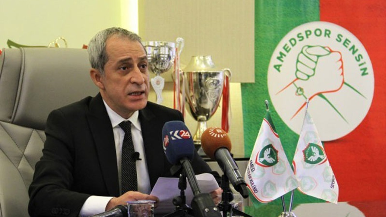 Amedspor: Süleyman Soylu kulübümüzü kriminalize ediyor