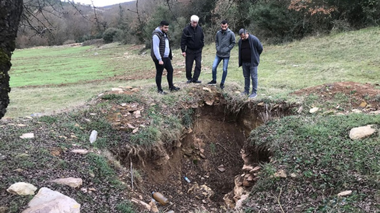 Kocaeli’de halktan define çukuru nöbeti