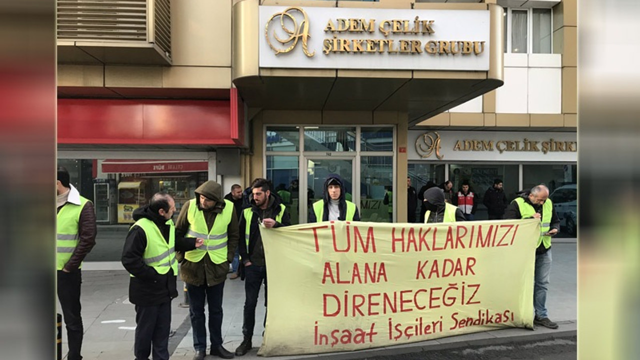 Hakları için eylem yapan işçilere soruşturma açıldı