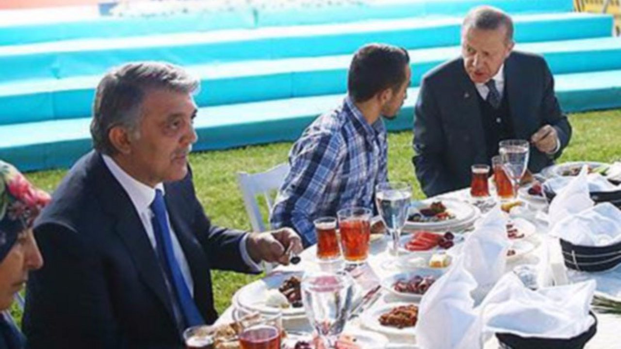 Erdoğan’ın iftar yemeğine Gül de katıldı