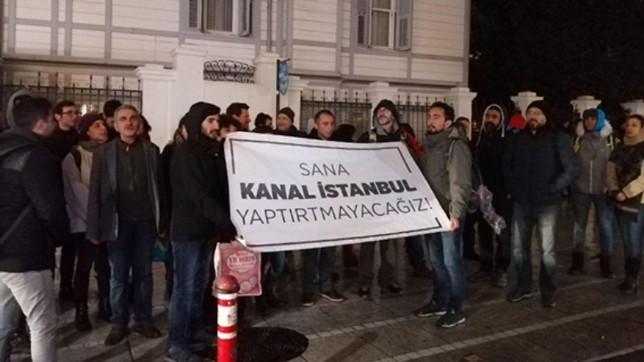 Kanal İstanbul protestosundaki gözaltılara tepki