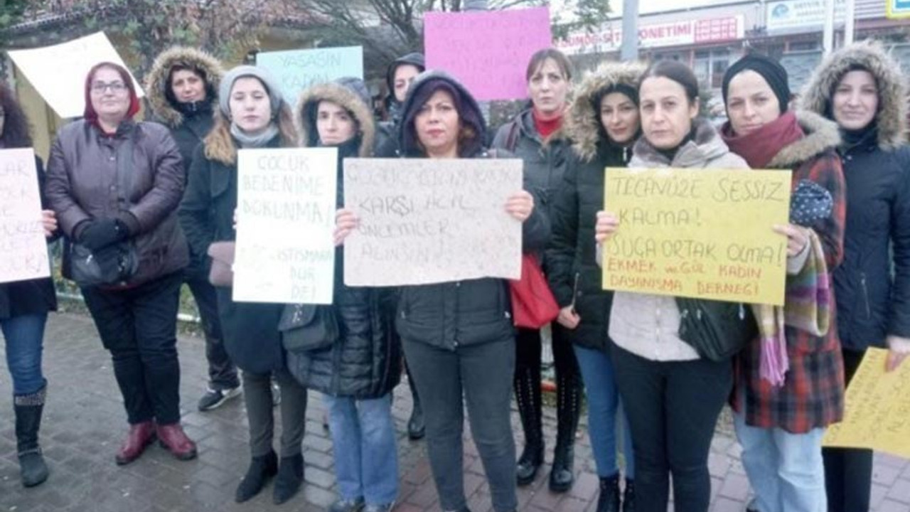 Ekmek ve Gül Derneği’nden çocuk istismarı protestosu