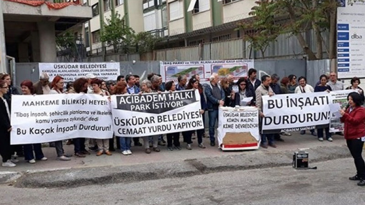 AKP döneminde vakfa hibe edilen inşaat durduruldu