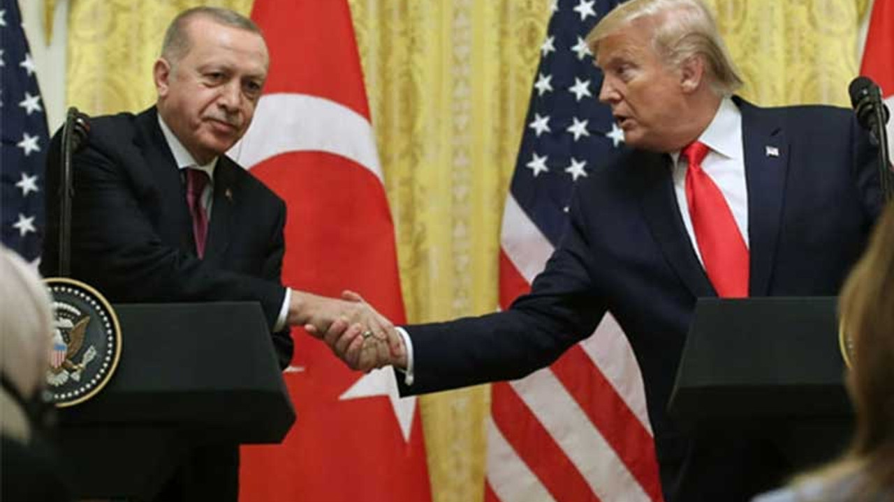 Erdoğan, Trump'la görüştü