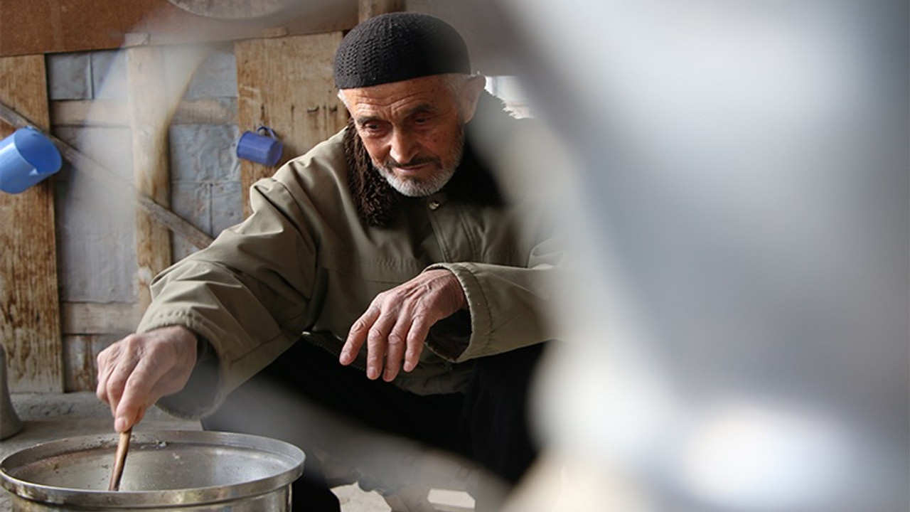 Kedilerin dedesi on yıldır yemek yapıyor