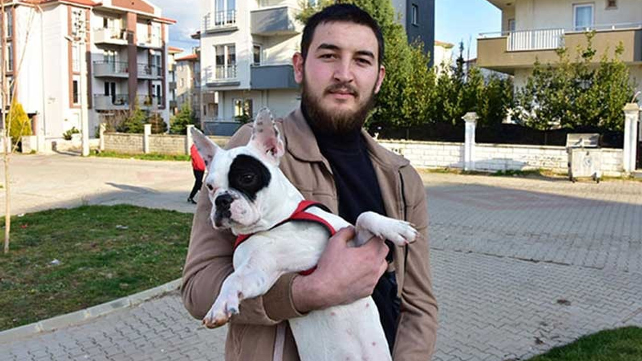 Köpeğini tekmeleyen teknikerin burnunu kırdı