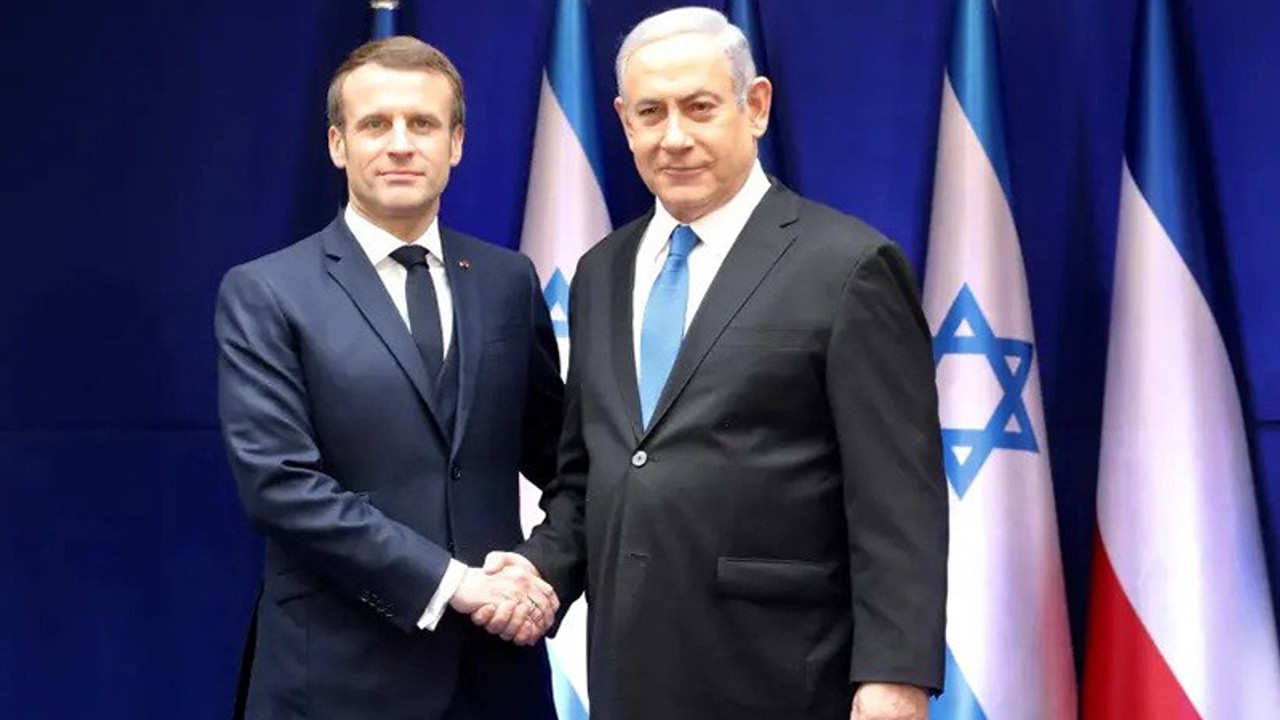 Macron, Netanyahu ile görüştü