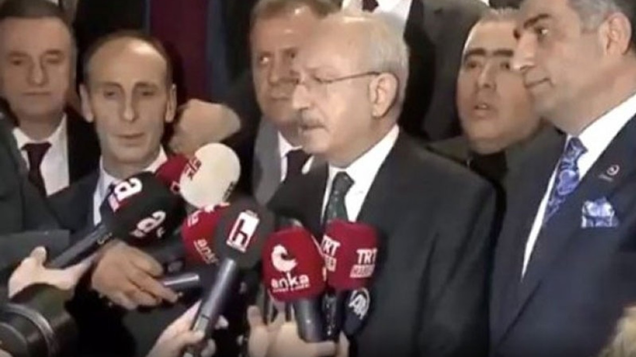 Kılıçdaroğlu canlı yayında depreme yakalandı