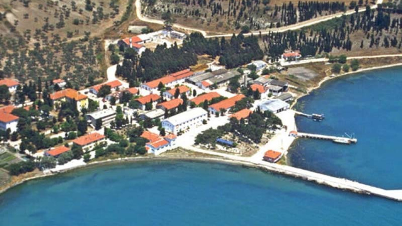 İmralı Adası’nda yangın