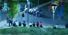 Emniyet sokakta uzun eşek oynayanlara ceza kesti