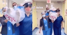 Sağlık çalışanlarının paylaştıkları 'Tabut Dansı' tepki çekti