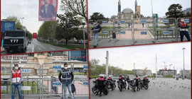 Sokağa çıkma yasağı olan İstanbul'da 1 Mayıs'ta 44 bin polis görevlendirdiler