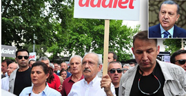 'Erdoğan Adalet Yürüyüşü'nü kriminalize etti'