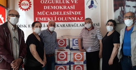 On binlerce emeklinin bulunduğu Karabağlar'da dayanışma kampanyası