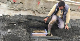 Defin ruhsatı verilen cenaze de Kilyos kaldırımında