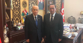 Çakıcı, Bahçeli'yi ziyaret etti: Mensup olduğum camianın genel başkanı