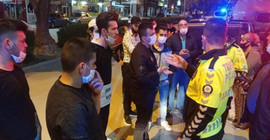 Asker konvoyu düzenleyenlere ceza