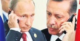 Erdoğan ile Putin arasında telefon görüşmesi