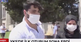 Sınavdan çıkan gençten Erdoğan'a tepki: Reis yanlış yapıyorsun