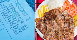 48 euroluk döner Avrupa'yı da şaşırttı: Bizde 4,5 euro