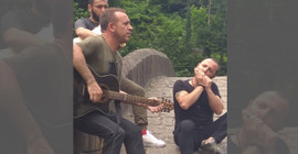 Haluk Levent, Arhavililerin mücadelesine destek verdi