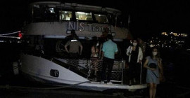 Bebek'te 150 kişilik yat partisine baskın