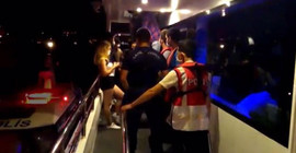İstanbul Sarıyer'de tekne partisine baskın