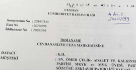 İddianamede Ömer Çelik'e 'sayın' denilmesi: 'Mahkeme salonları sarayın odalarına dönüşmüş haldedir'