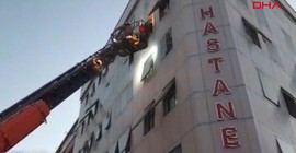 Hastanenin yoğun bakım servisinde yangın çıktı