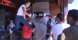 Eminönü'nde tekmeli saldırıya soruşturma