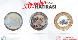 Ayasofya'ya özel para basıldı