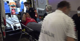 Tacize direnen kadını darp edip seyir halindeki otomobilden attı