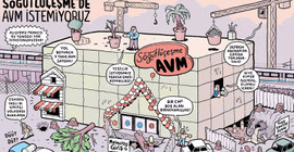 Kadıköy Belediyesi'nden karikatürlü AVM tepkisi