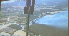 Çanakkale'de tarım arazisinde yangın