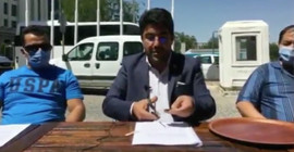 AKP önünde '15 Temmuz gazisi' kartını parçalayarak 4 isme göndeceklerini açıkladılar
