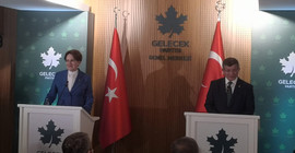 Davutoğlu ve Akşener’den birlikte çalışma mesajı