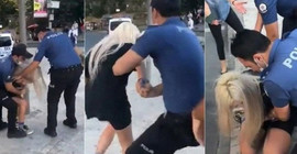 Ahmet Hakan: Kadının polisler tarafından yakalandığında tekme atarak, bağırarak direnmesi yanlış