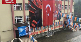 AKP'den okulda parti kongresi