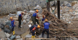 Giresun'da sele kapılıp kaybolan 6 yurttaş hala bulunamadı