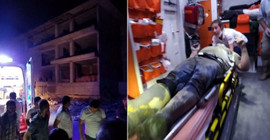 Mardin'de okul inşaatında göçük: 5 yaralı