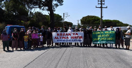 Bergama'da granit ocağına tepki: Halk ÇED toplantısını yaptırmadı