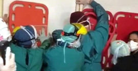 Sağlık çalışanlarına saldırı olayında 2 kişi tutuklandı