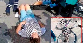 İki bisikletli çarpıştı: 1'i ağır 3 yaralı