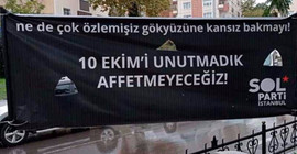 10 Ekim Ankara Katliamı pankartına soruşturma