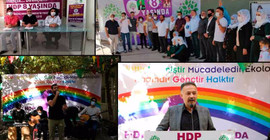 HDP'nin 8'inci kuruluş yıl dönümü nedeniyle birçok ilde etkinlik düzenlendi: Mücadelemiz sürecek