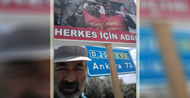 Gülmen ve Özakça için yürüdü ev hapsi aldı