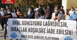 'OHAL komisyonu lağvedilsin, ihraçlar koşulsuz işe iade edilsin'