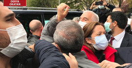 'Kıdem tazminatıma dokunma' diyen DİSK'e Meclis önünde polis engeli