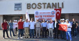 İzmir'de vapurlar durdu